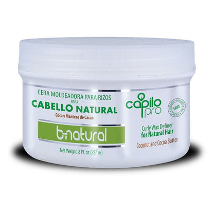 Capilo Pro b-natural Curl Wax Definer 8 oz